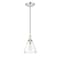 Z-Lite Harper 1 Light Pendant, Polished Nickel & Clear 3034P8-PN - alternate 8